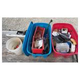 2 Large Totes Of Miscellaneous Plus More 2 Large Totes Of Miscellaneous Plus More