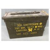 Metal Ammo Can, 10in x 7in x 4in Metal Ammo Can, 10in x 7in x 4in