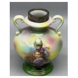Neat Unmarked Royal Bayreuth 3in Vase