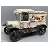 Cast Iron Coca Cola Truck 9in Long