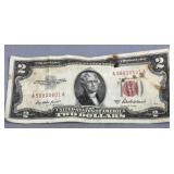 1953A Red Seal $2 Dollar Note