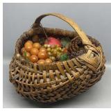 Buttocks Style Basket 12in Across