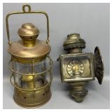Brass Decor Lantern and Carriage Light