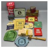 Advertising Tins, Tobacco, Ash Trays and More
