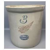 Redwing 3 Gallon Crock - Few Chips