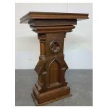 Nice Walnut Lectern Podium 41in Tall
