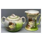 Royal Bayreuth Little Miss Muffet Cream & Sugar