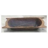 Large 44in Wooden Dough Bowl
