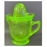 Vaseline Glass Juicer