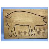 Master Mix Wooden Cutting Board 10x15in