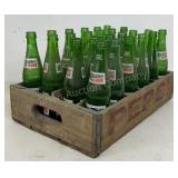 Wooden Pepsi Crate With Bottles