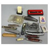 Group of Pocket Knives