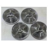 Set of 4 13.5in Mustang Hubcaps