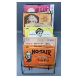 Old Hair Net Display w/ Hair Nets