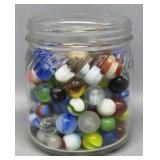 Pint Jar Full of Marbles