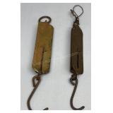 Pair of 50lb Brass Scales