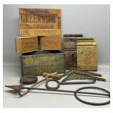 Wooden Boxes Hay Hooks Cast Shelf Brackets