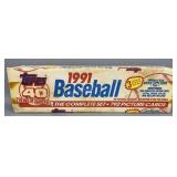 1991 Topps Baseball Cards Taped Closed