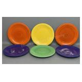 6 Homer Laughlin Plates 7 inch