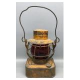 Dietz 8 Day Red Shade Lantern