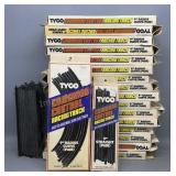 17 Boxes of Tyco Curved Track & 7 Pieces of