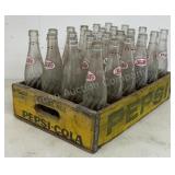 Wooden Pepsi Crate With Bottles