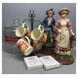 Lipton Mugs Little Debbie Jar & Figures