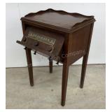 Coronado Drop Front  Side Table Radio