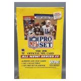 1990 NFL Pro Set Sealed Cards
