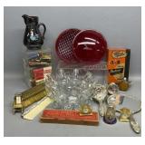 Group of Match Books Glass Taillights & More