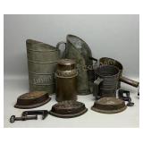 Feed Scoops Sad Irons & C Clamps