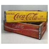 Pair of Coca Cola Wooden Bottle Crates