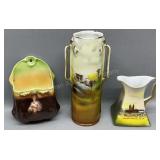 3 Pieces Royal Bayreuth - 2 Damaged - 1913-14