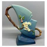 Roseville Apple Blossom Double Handle Vase