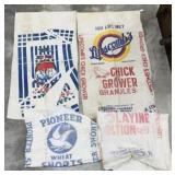 4 Chicken Feed Sacks