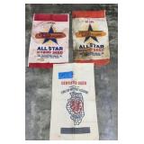 All Star Hybrids  & Certified Seed Bags