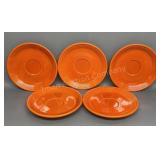5 Fiesta Saucers 6 inch