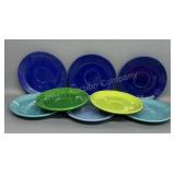 8 Fiesta Saucers 6 inch