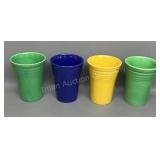 4 Fiesta Tumblers