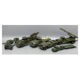 Group of Tootsie & Dinky Toys Military Vehicles