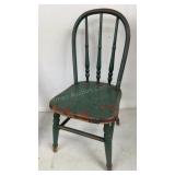 Child's Bentwood Painted Chair - Normal Cracked