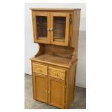 Child's Oak Kitchen Hutch