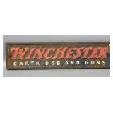 12in Winchester Cast Iron Sign
