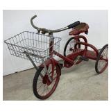 Tricycle With Rusted Seat