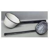 2 Granite Ladles