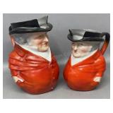 2 Royal Bayreuth Colonial Coachmen Toby