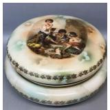 Mellon Eaters Porcelain 7in wide Dresser  Box