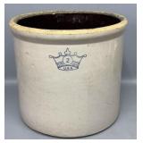 2 Gallon Crock w/ Crown Mark