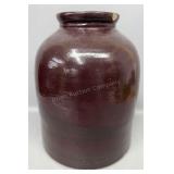 Large 13in Tall Crock Canning Jar, Chipped!