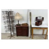Table Lamp Coat Hangers Table (Loose Legs)